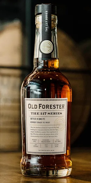 Old Forester 117 Series Bottled in Bond Rye. Image courtesy Old Forester.