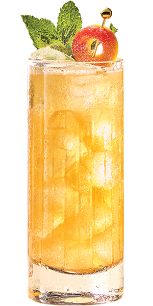 Angel's Envy Peach Smash cocktail. Image courtesy Angel's Envy.