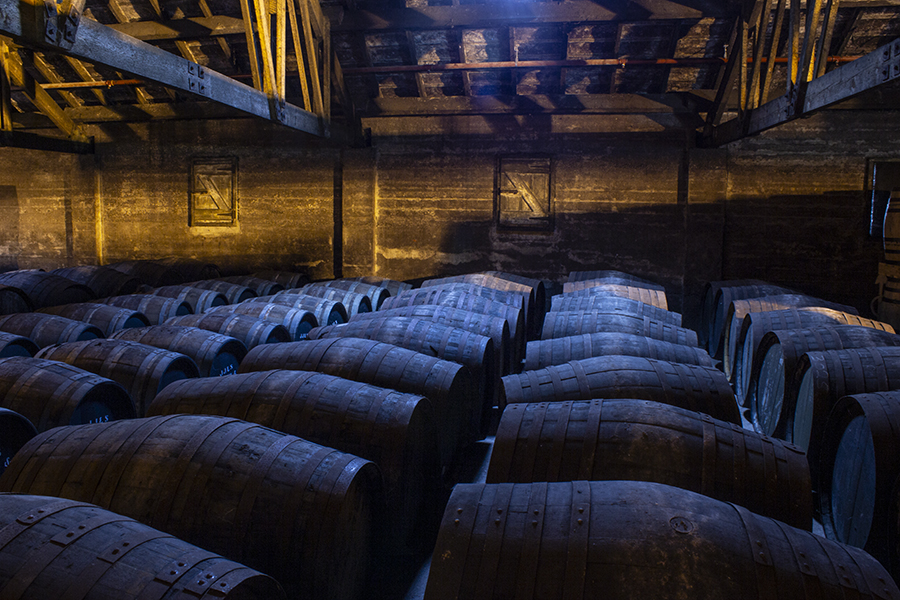 Barrels maturing at Old Midleton Distillery. Photo ©2025, Mark Gillespie/CaskStrength Media.