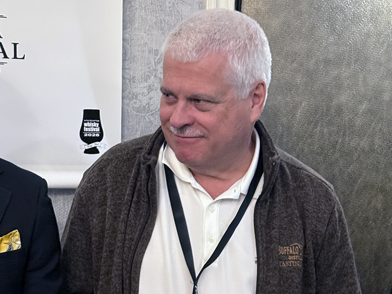 Buffalo Trace Master Blender Drew Mayville. Photo ©2026, Mark Gillespie/CaskStrength Media.