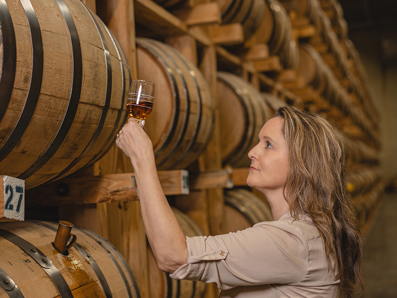 A.J. Bond Distillery's Allisa Henley. Photo courtesy Sazerac.