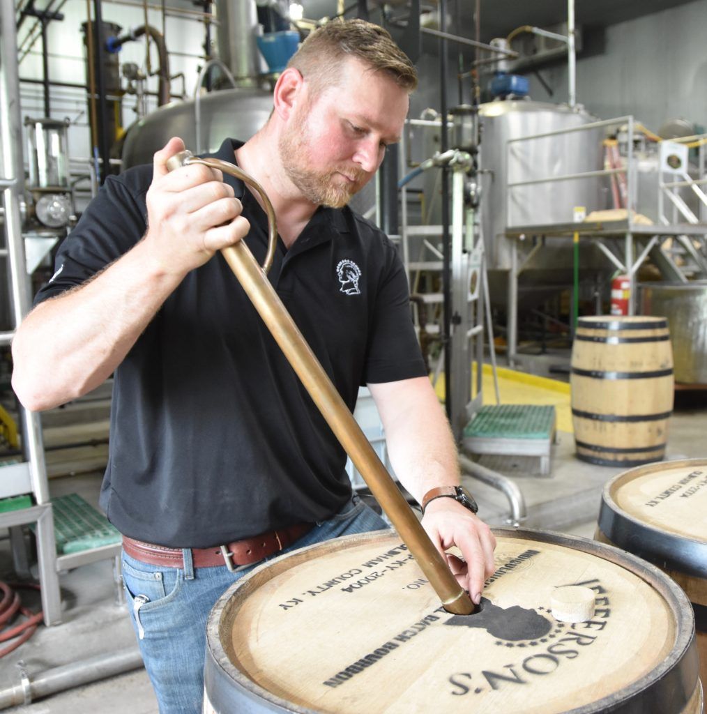 Kentucky Artisan Distillery master distiller Jade Peterson. Image courtesy Kentucky Artisan Distillery.