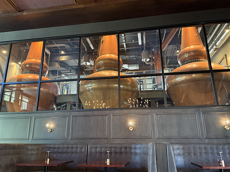The stills at O'Shaughnessy Distilling in Minneapolis, Minnesota. Photo ©2026, Mark Gillespie/CaskStrength Media.